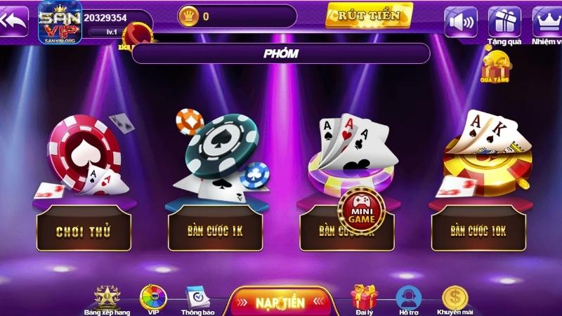 Điểm qua các game bài Sanvip hot nhất 2024 Điểm qua các game bài Sanvip hot nhất 2024