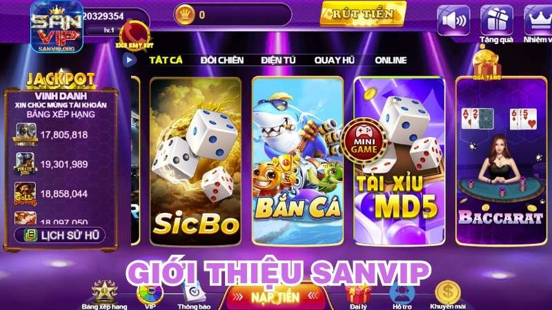 Điểm qua list game hot tạo nên tên tuổi cho Sanvip Điểm qua list game hot tạo nên tên tuổi cho Sanvip