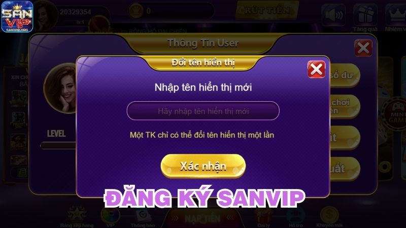Một số lưu ý khi thực hiện đăng ký Sanvip Một số lưu ý khi thực hiện đăng ký Sanvip