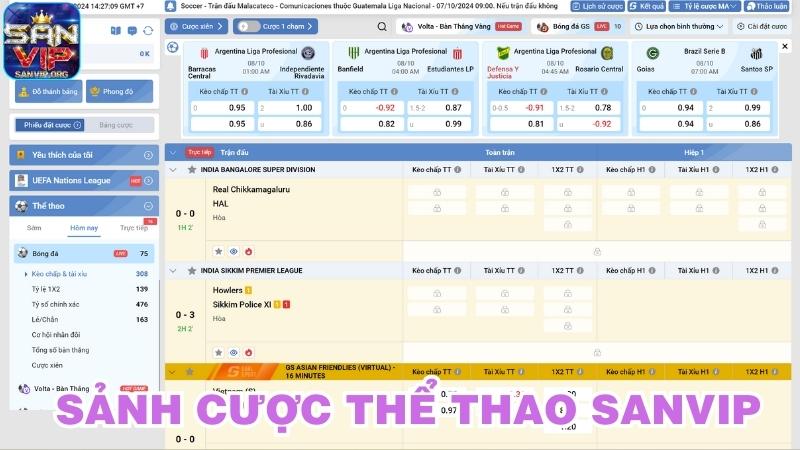 Sảnh cá cược thể thao Sanvip Sảnh cá cược thể thao Sanvip